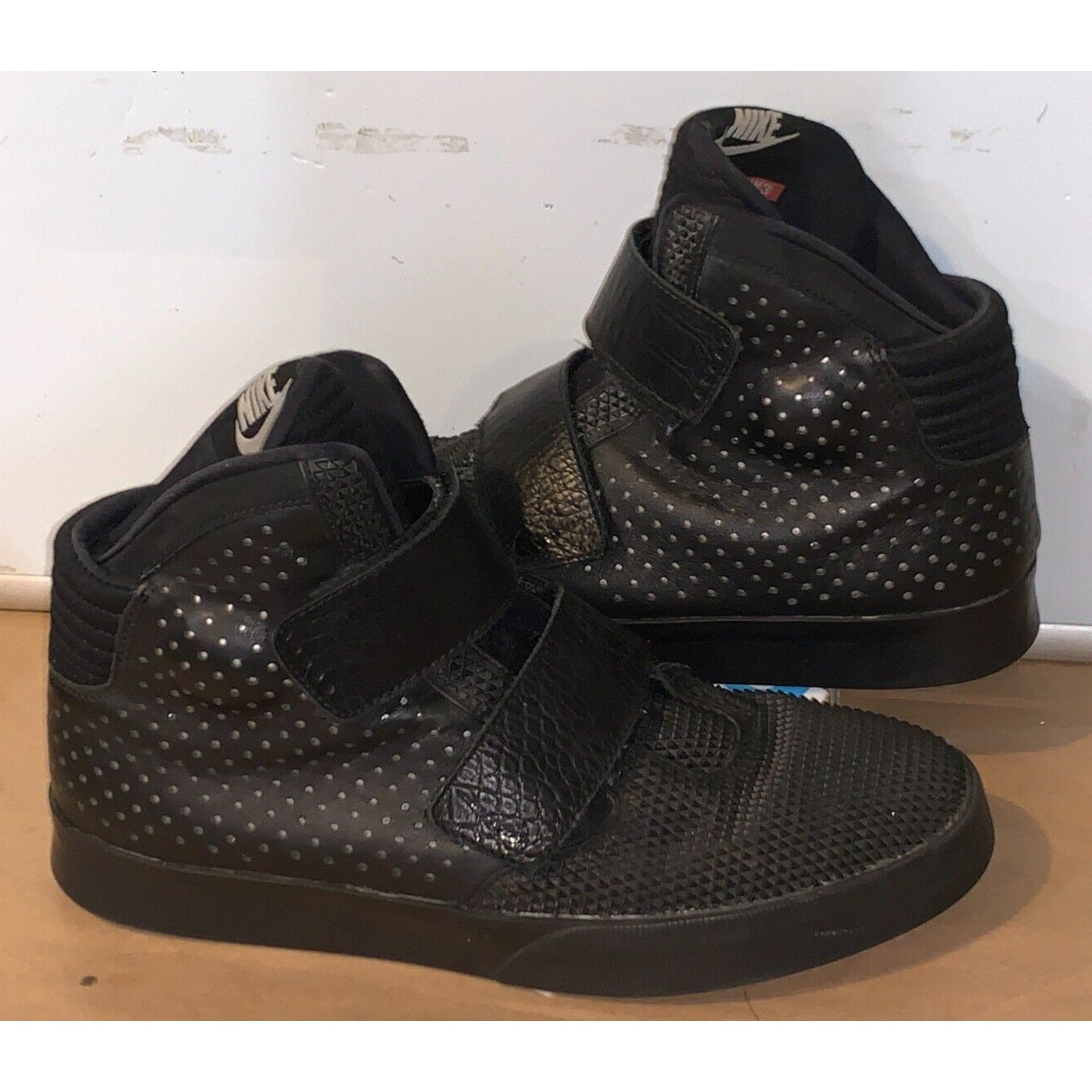 Size 11.5 Nike Flystepper 2K3 Premium Black 677473 001 Wolfpack Trading