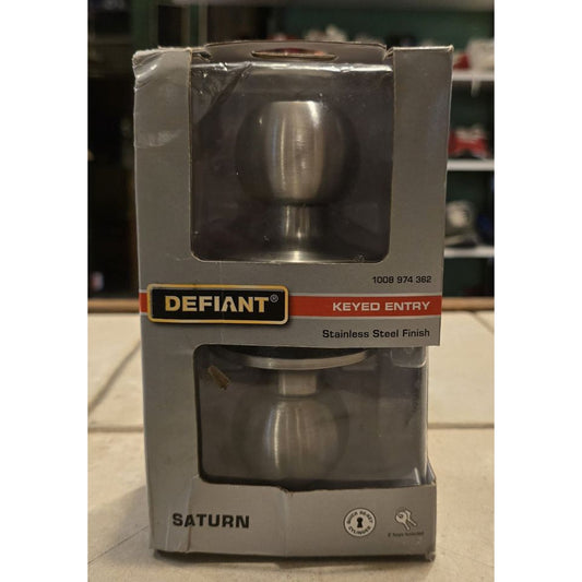 Defiant Saturn Keyed Entry Doorknob