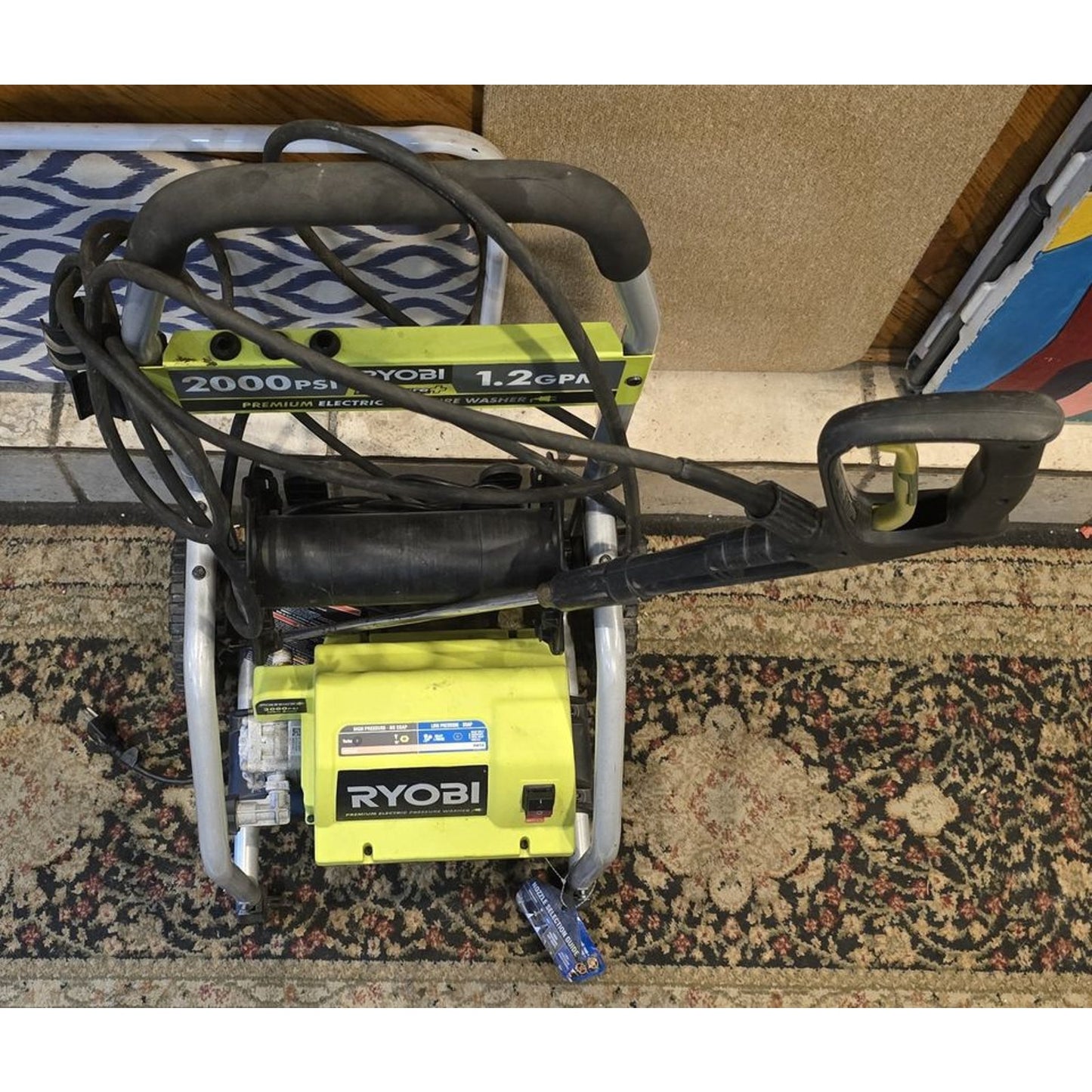 Ryobi RY141900 2,000-PSI 1.2 GPM Electric Pressure Washer