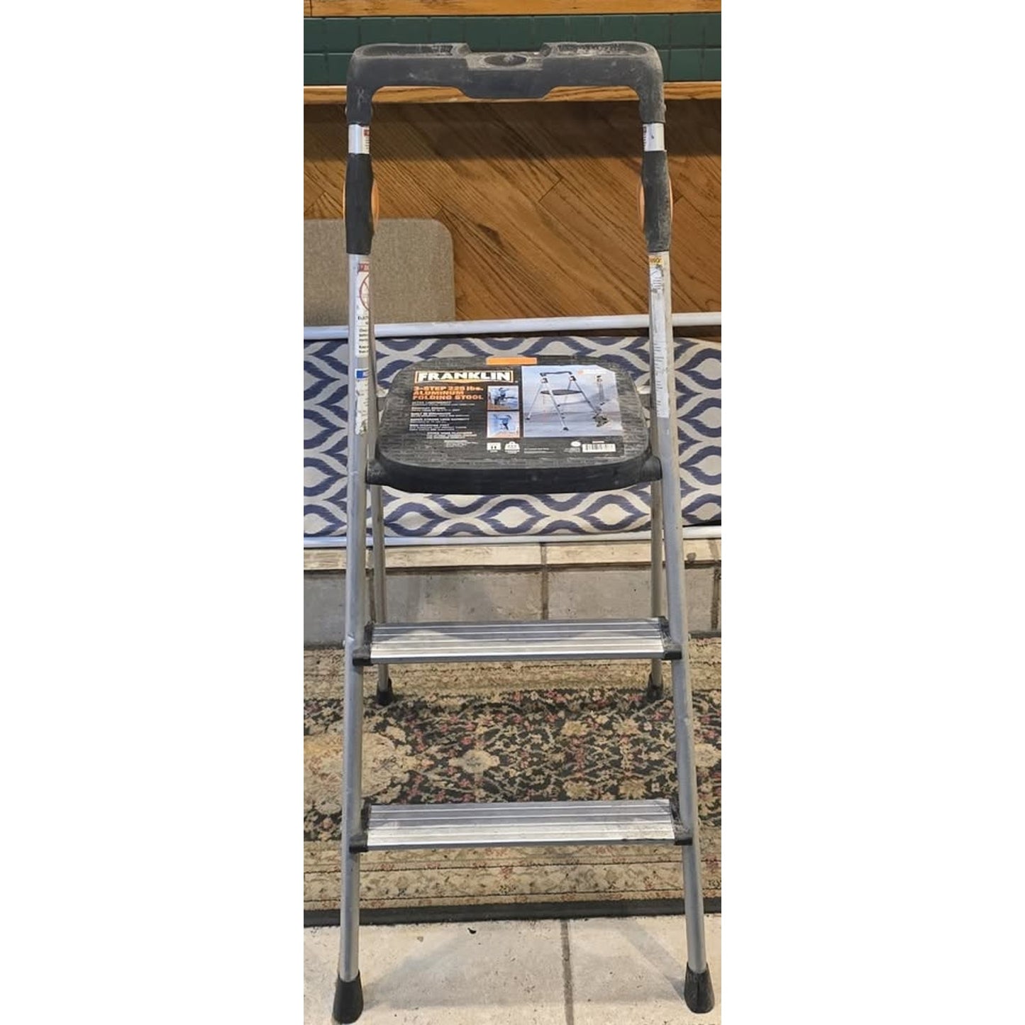 Franklin / 3-Step / 225lb / Aluminum / Step Stool