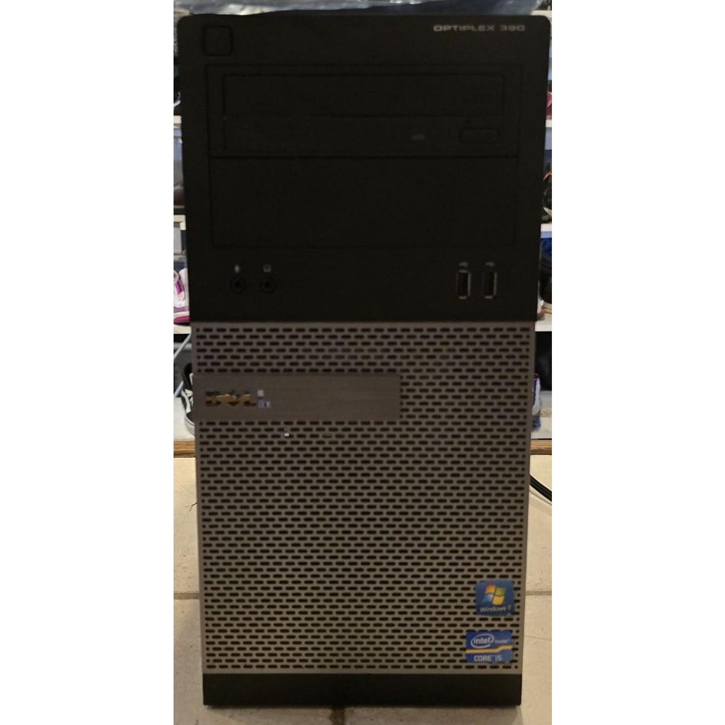 Dell OptiPlex 390 Desktop / Intel Core I5-2400 / 500GB HDD / 8GB Ram / Windows 7 Home /