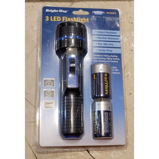 Bright-way 3 LED Flashlight