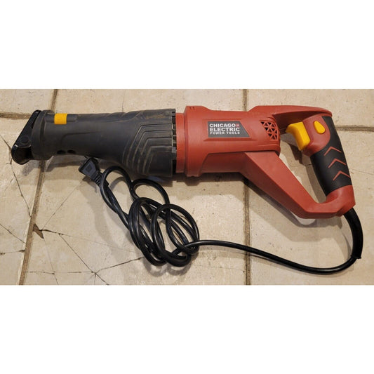 Chicago Electric 6 Amp Reciprocating Saw with Rotating Handle