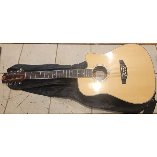 Vangoa Basic VGE12-2 12-String Acoustic-Electric Guitar