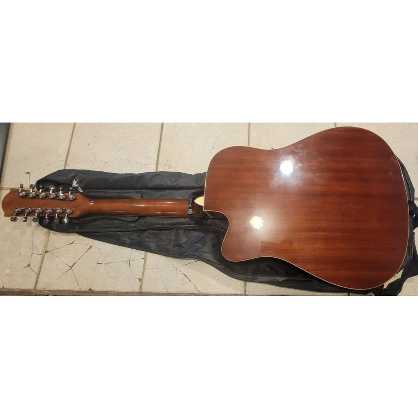 Vangoa Basic VGE12-2 12-String Acoustic-Electric Guitar