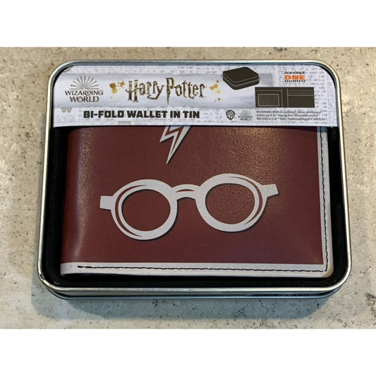 New Harry Potter Wizarding World Bi-Fold Wallet - Limited Edition Tin Box