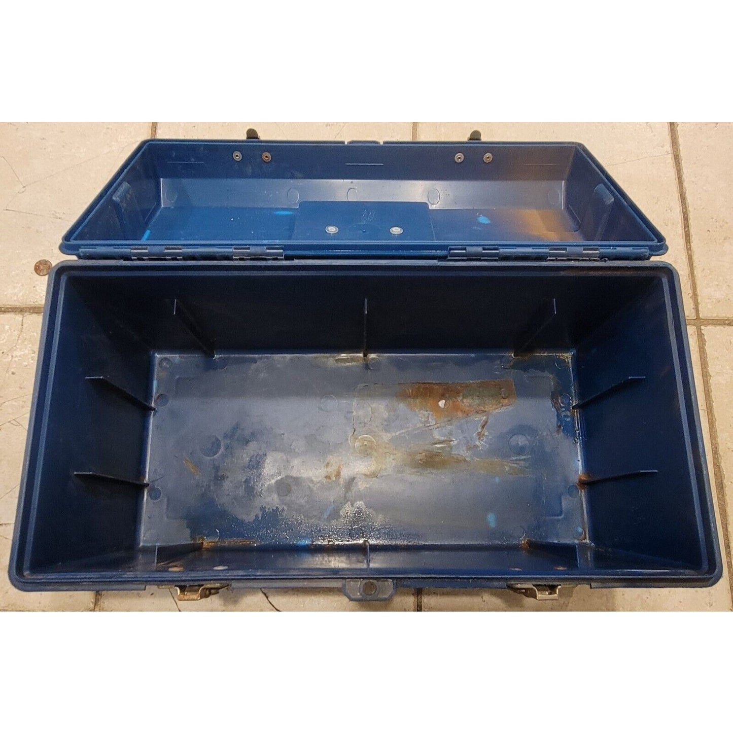 Genuine Builders Square 19” Blue Tool Box (No Plastic Tray)