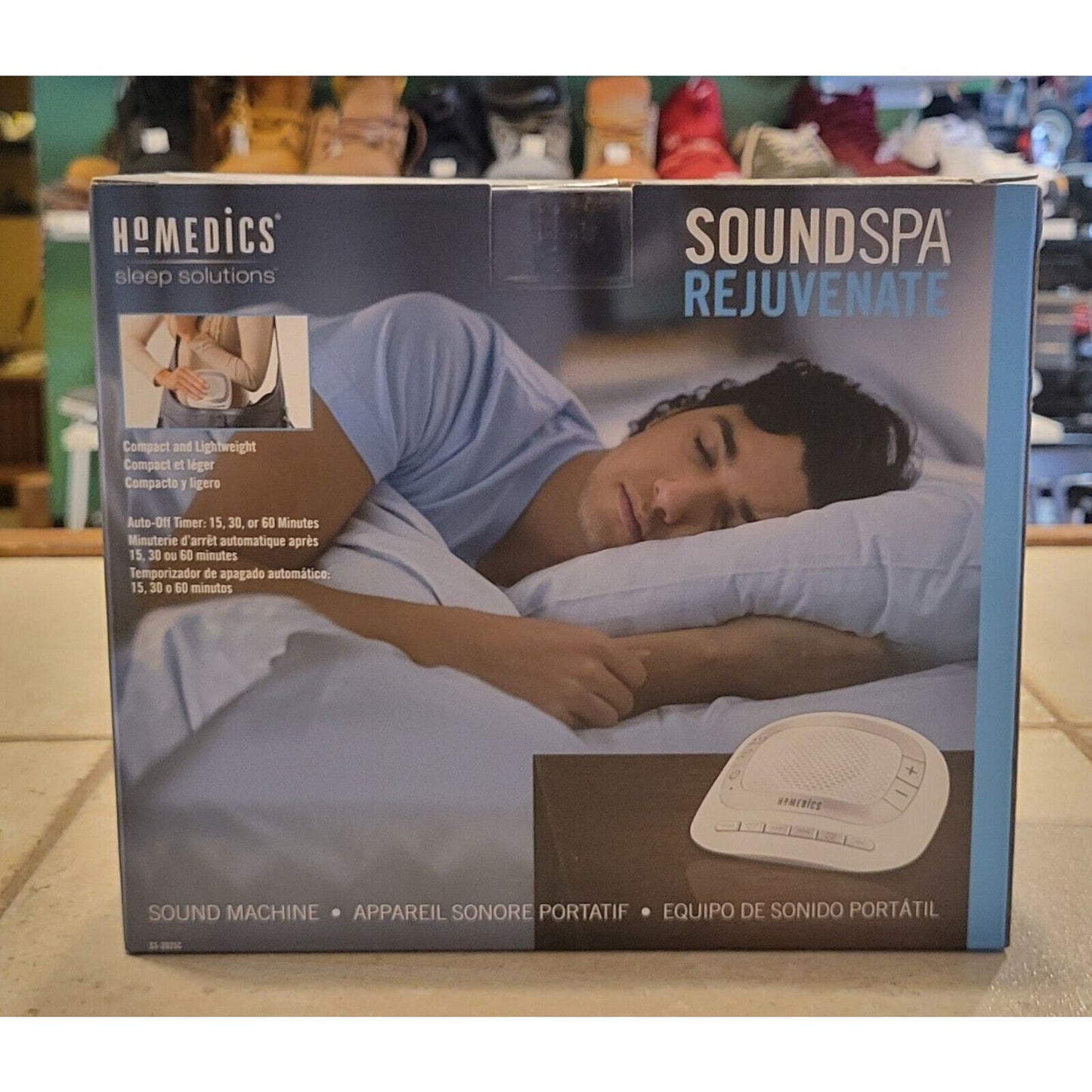 Homedics Sleep Solutions Sound Spa Rejuvenate SS2025C Lightweight