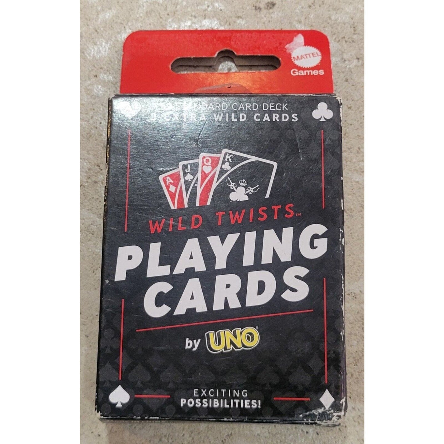 Wild Twists Playing Cards By UNO 52 Standard Card Deck with Extra Wild Cards