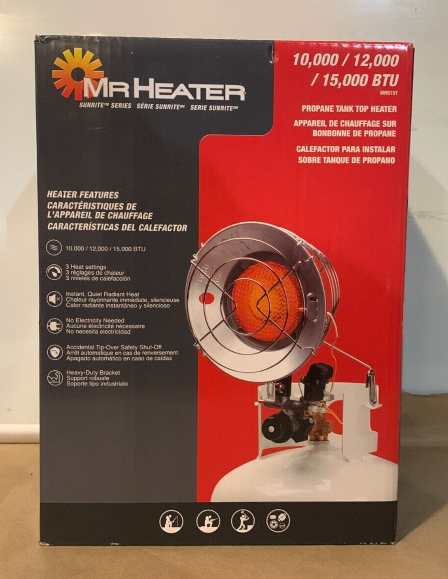 Mr Heater Single Tank Top 15000 BTU Radiant Propane Space Heater