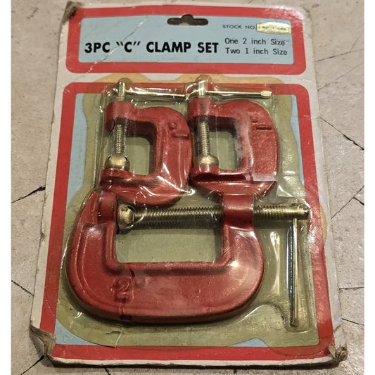 3Pc "C" Clamp Set