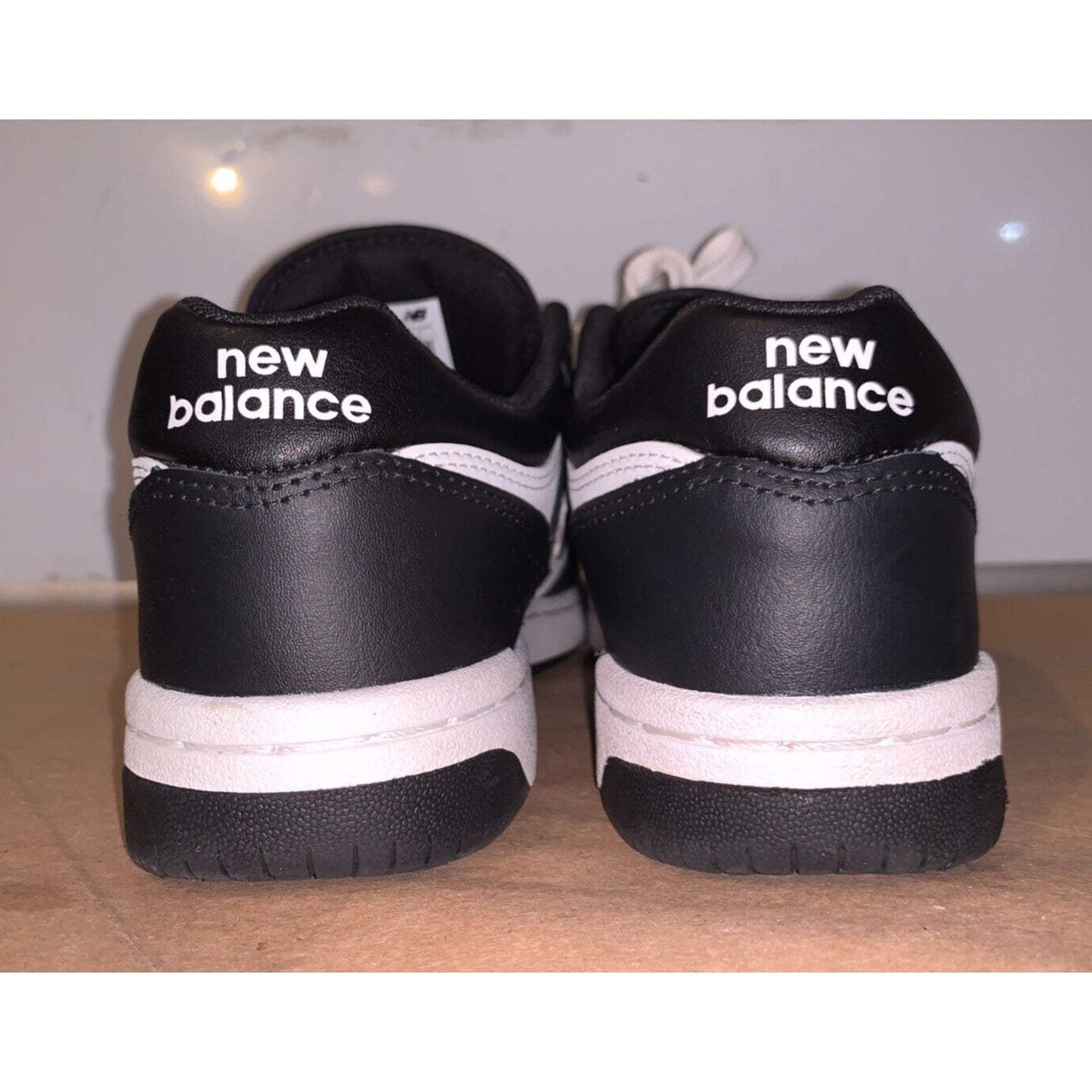 New Balance 480 Big Kids' Shoes Black-White GSB480-BW - Size 6.5