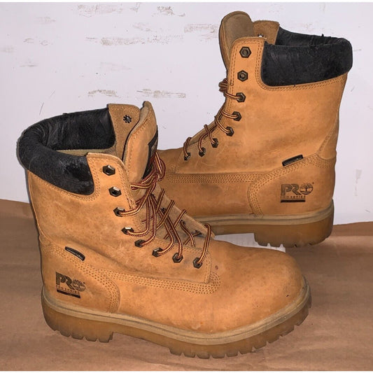 Timberland Pro Series Boots 9. Waterproof, steel toe, insulated. Model 26002.