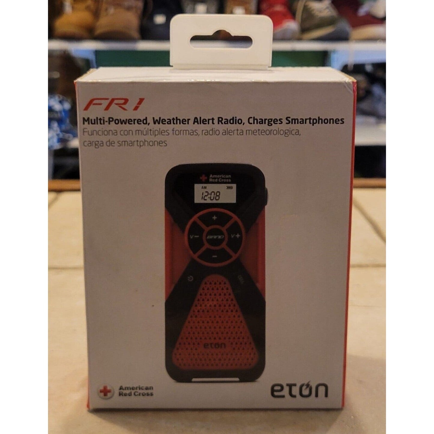 Eton FR1 Multi-Powered Weather Alert Radio Charges Smartphone NEW IN BOX