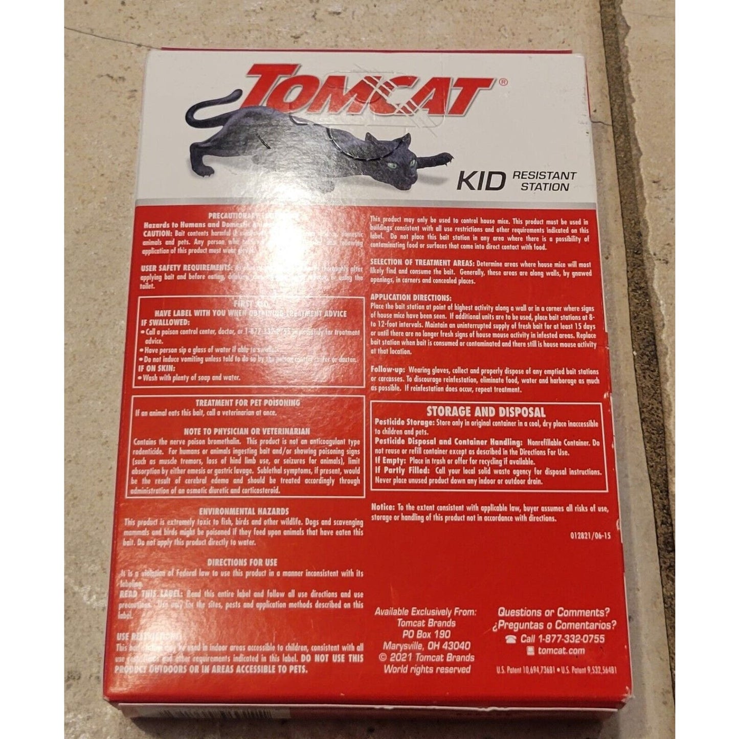 Tomcat Press 'N Set Mouse Trap, Plastic, Spring-Loaded Mouse Killer with Grab-Ta