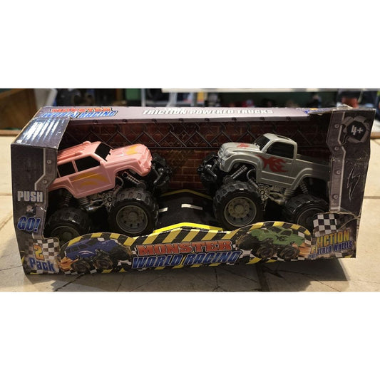 Monster World Racing Friction Powered Trucks