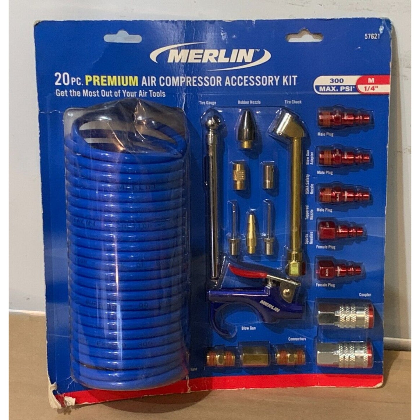 Premium 1/4 Inch NPT Air Accessory Kit - 20 Piece, Air Compressor Hose Tool Kit