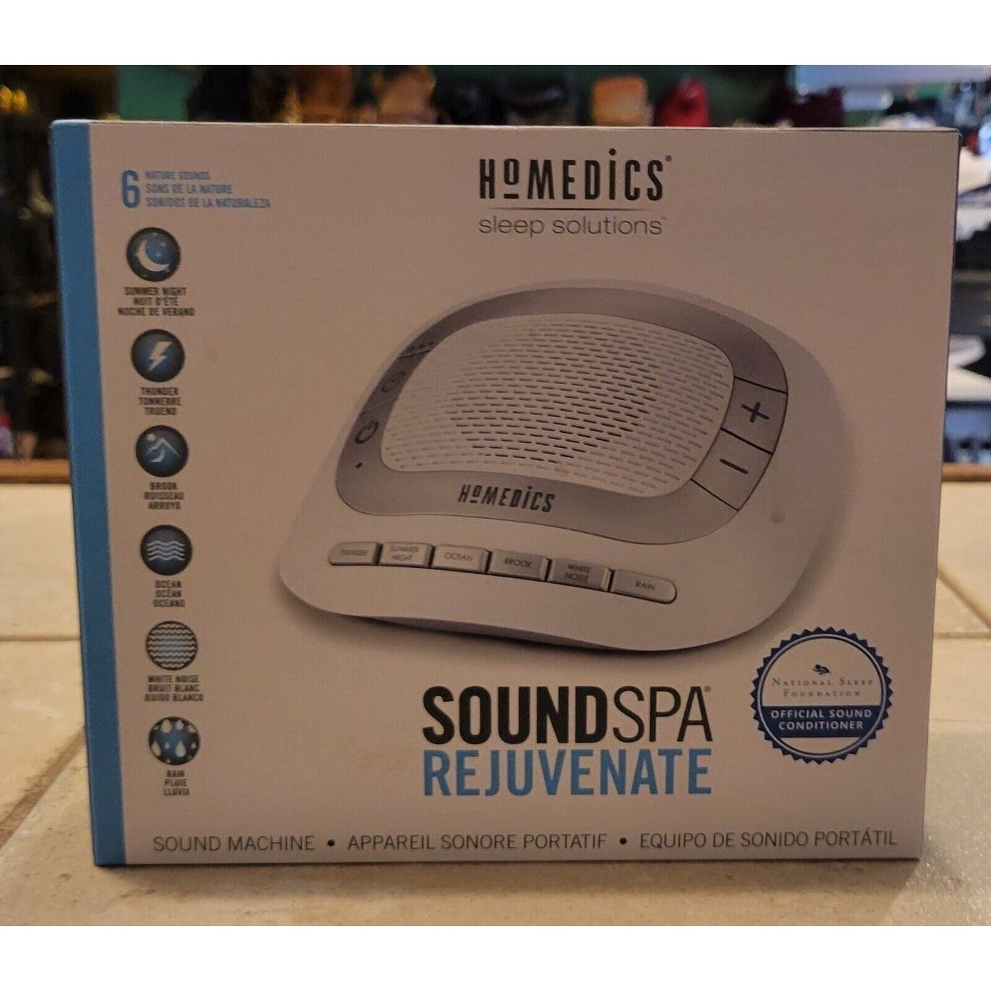 Homedics Sleep Solutions Sound Spa Rejuvenate SS2025C Lightweight