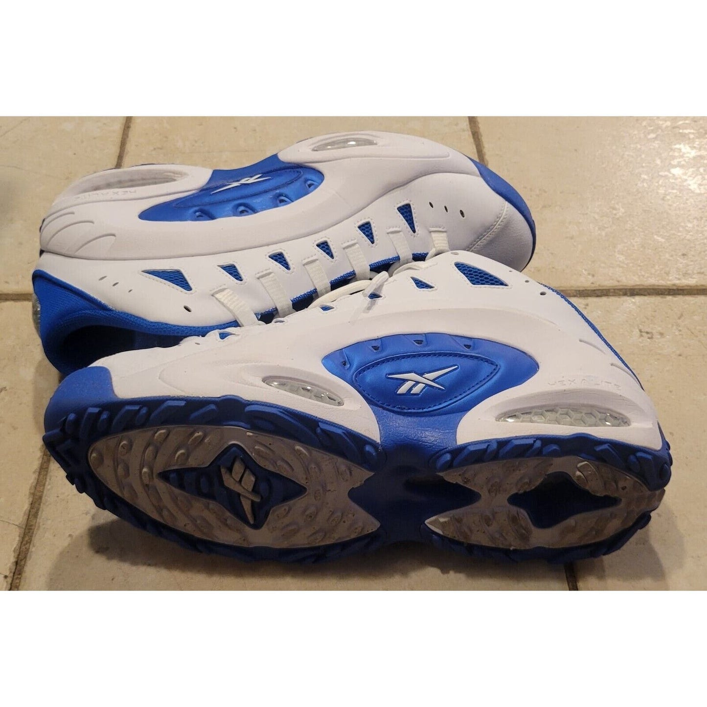 Reebok ES22 Color Footwear White Blue 100032754 Sneaker with Box Men Us13