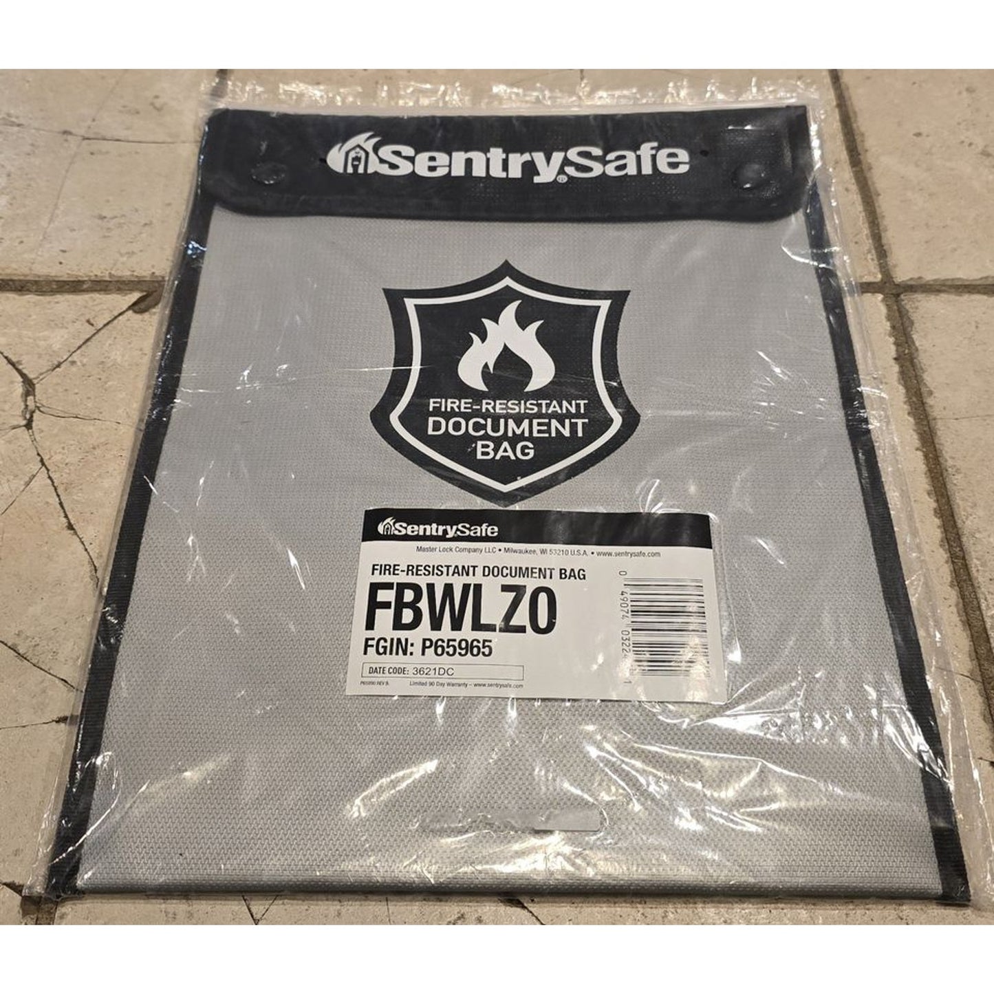 SentrySafe Fire/Water Resistant Bag FBWLZ0