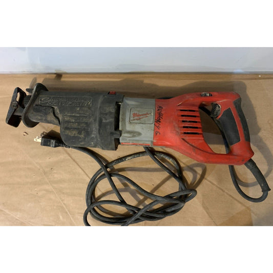 Milwaukee 6538-21 Super Sawzall Orbital Reciprocating Saw With Case Corded