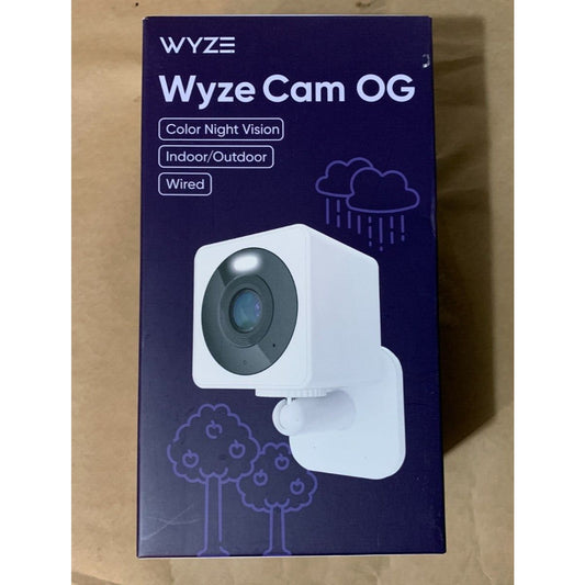 Wyze Cam OG, Wired 1080p HD Smart Home Security Camera with Built-In Spotlight