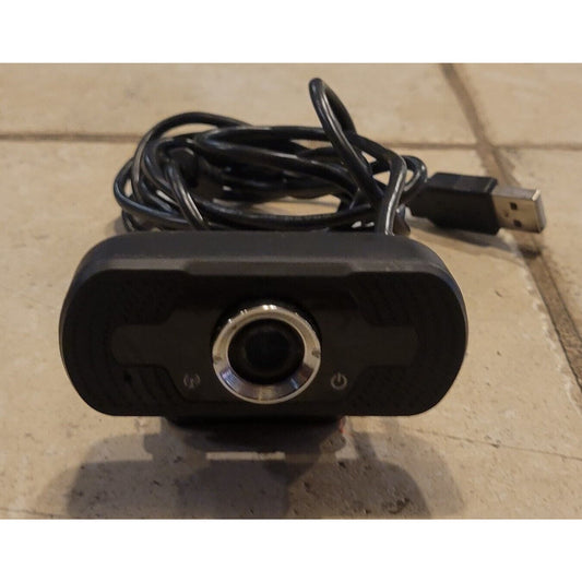 Dericam W2 Webcam, HD 1080P Webcam with Microphone, USB Webcam