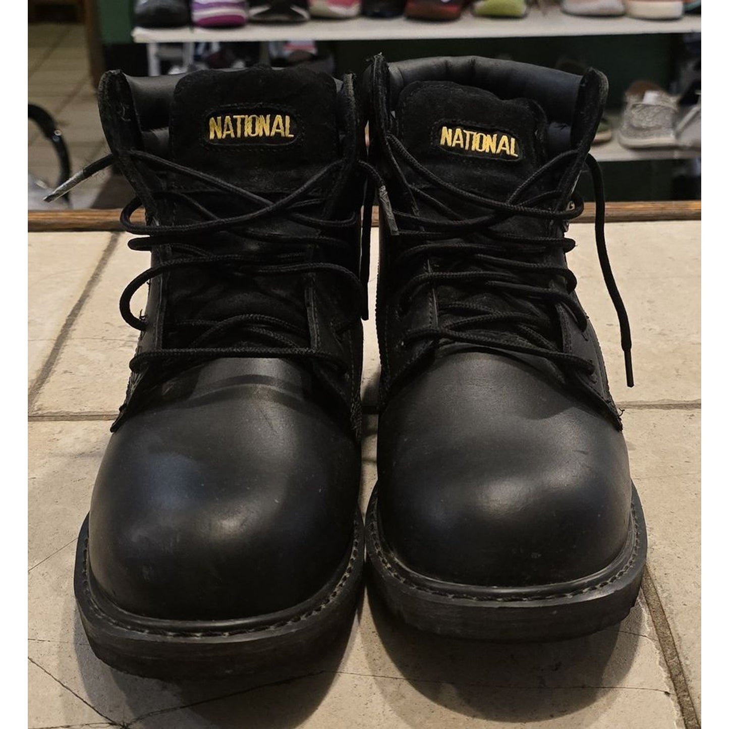 National 12M Steel Toe Boots