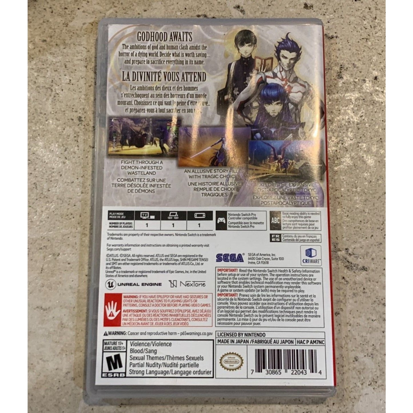 Shin Megami Tensei V Standard Edition - Nintendo Switch