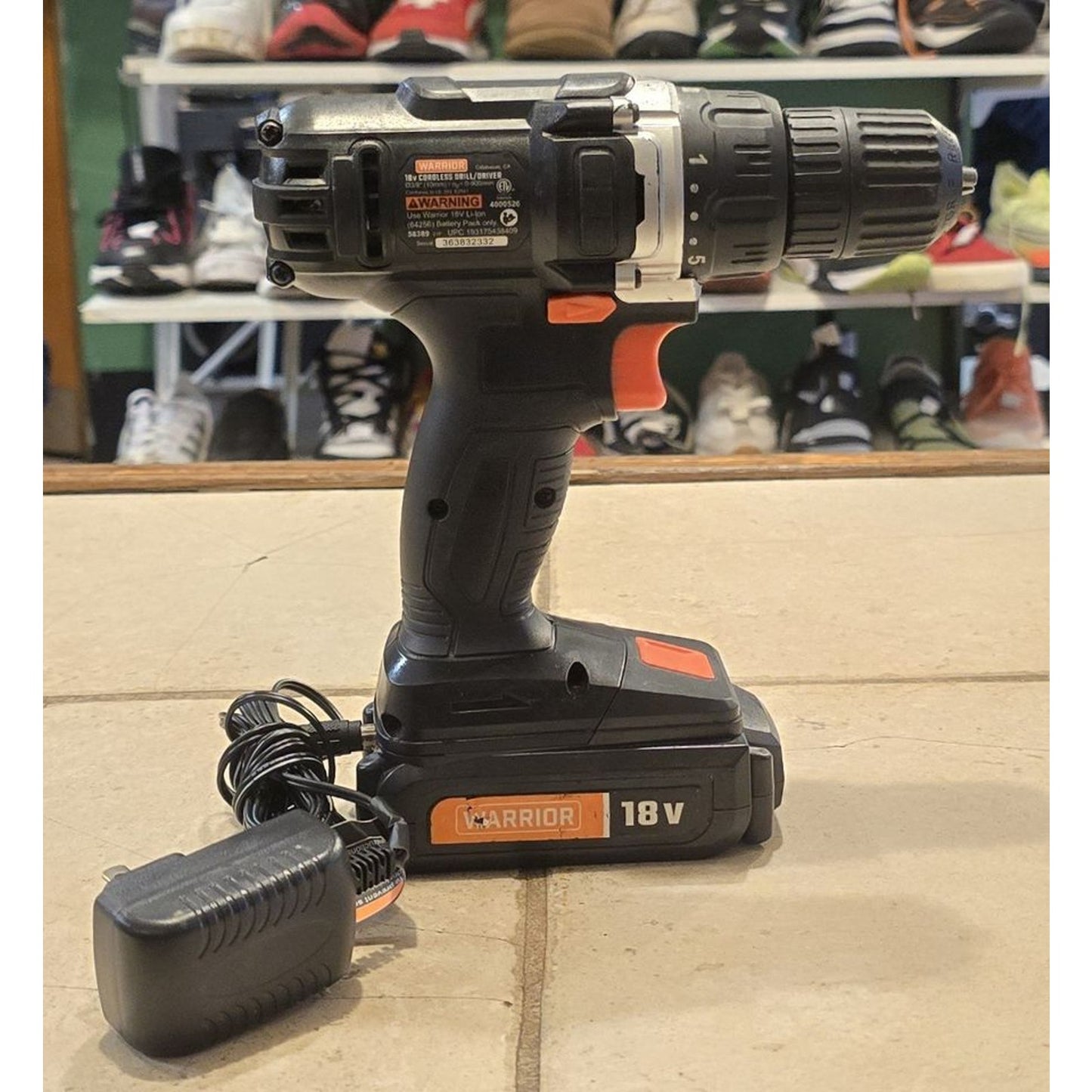 Warrior 18V Cordless Drill