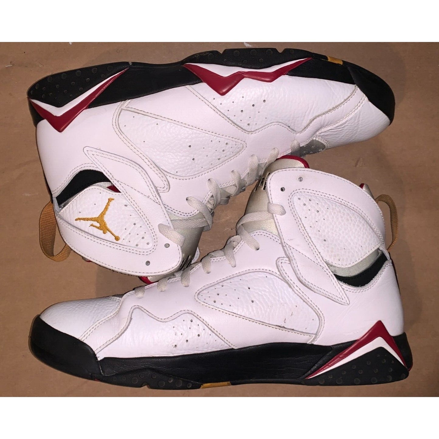 Nike Air Jordan 7 Retro Cardinal 2022 Men’s Size 12.5 White Red CU9307-106