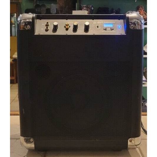 ION Block Rocker Portable Sound System, Ipod Dock, Mic, FM, AM.