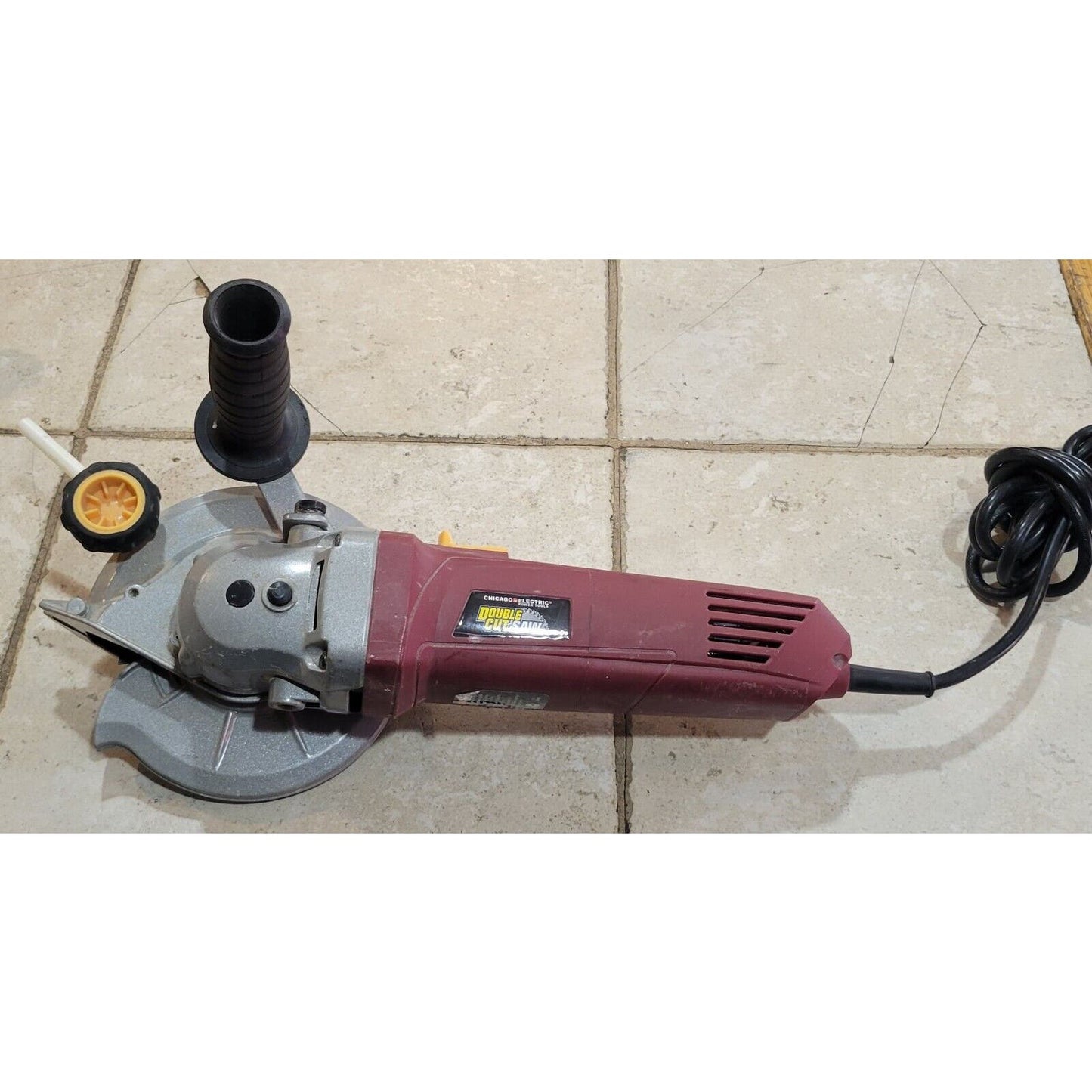 Professional Chicago Electric 5 in. 7.5 Amp Heavy Duty Double Cut Saw