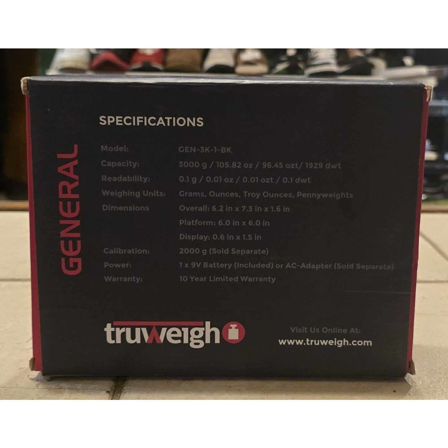 Truweigh General Compact Bench Scale