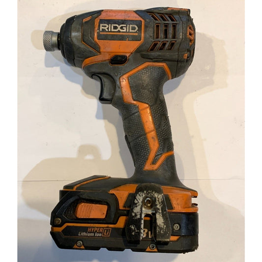 Ridgid R86034 18V Impact Driver W/ 18V 3Ah Hyper Lithium-Ion Battery R840085